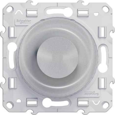 Variateur universel (sans plaque) - Odace - aluminium - Schneider