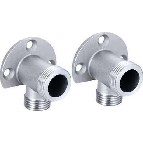 Kit d'installation pour raccorder le tuyau pour robinet apparent. système de douche extérieure. mitigeur thermostatique. conversion encastré en surface (1/5)