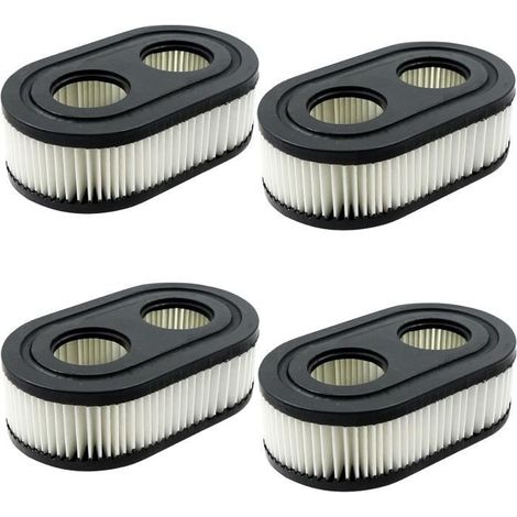 Luftfilter für Briggs & Stratton Rasenmähermotoren – 4er-Pack – Ersetzt 798452, 593260, 5432K (1/4)