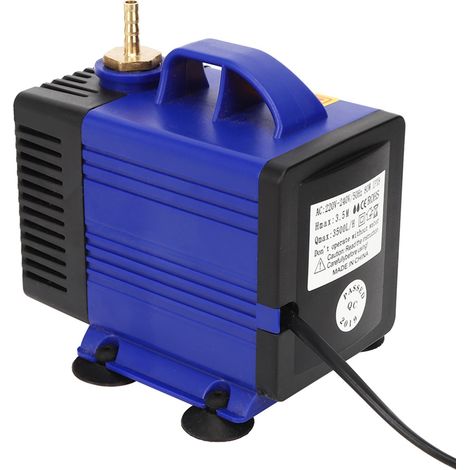 Pompe immergée 80W 3,5m pour moteur de broche CNC, gravure, prise CN 220V, refroidissement efficace, moteur électrique étanche, accessoire découpe. (1/5)