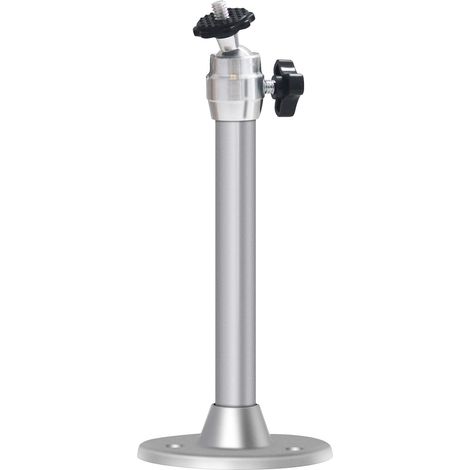 1 support de plafond pour projecteur, rotation 360°, inclinaison 90°, charge max 3 kg, alliage d'aluminium, fixation murale et plafond (1/5)