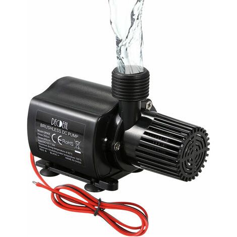 Pompe d'aquarium DECDEAL DC12V, pompe à eau ultrasonique sans balais, micro-pompe à eau sans balais, pompe submersible étanche pour (1/5)