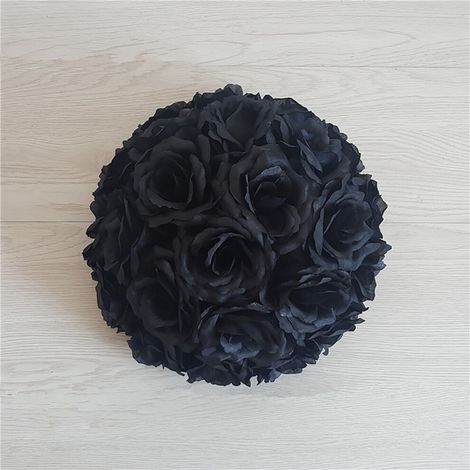 Bola de flores artificiales, rosas de 5 pulgadas, ideal para la decoración de mesas nupciales y para la decoración de mesas en fiestas de bodas.