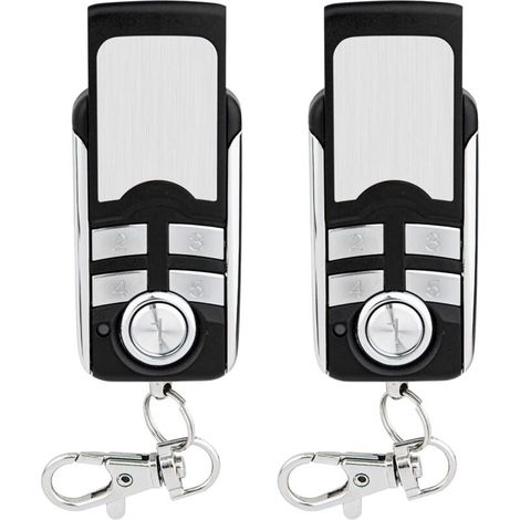 Ecleanfy-Émetteur portatif Bisecur 868 MHz compatible avec les télécommandes d'ouvre-porte de garage Hormann BS HSE1/HSE2/HSE4/HSE5-868-BS, HS1/HS4/HS5-868-BS, HSS4-868-BS, HSD2-868-BS, HSP4-868-BS, 2