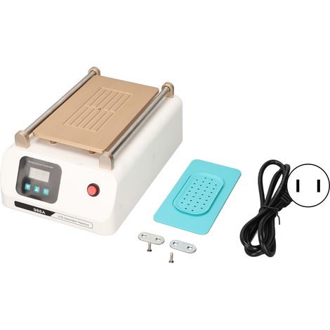 Décollageur LCD 8 pouces 988A, machine de séparation d'écran tactile pour réparation de téléphone portable, retrait de verre de lentille, 110-240V (1/5)