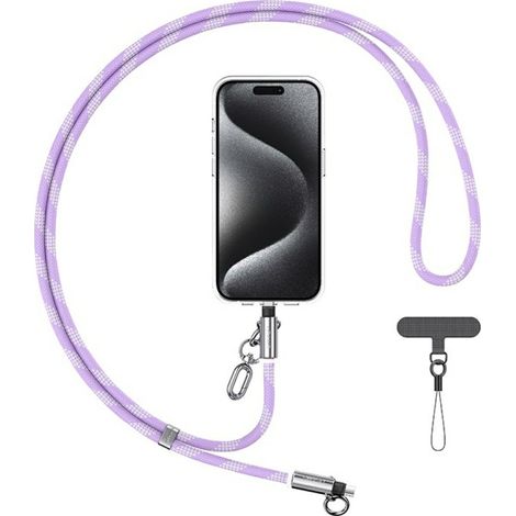 Câble USB-C vers Lightning Usams 1,2 m, charge rapide, violet (1/5)