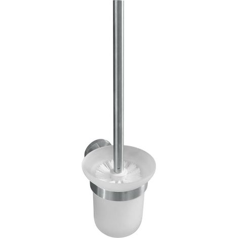 Sapho X-STEEL - Scopino WC, con supporto, acciaio inox XS301