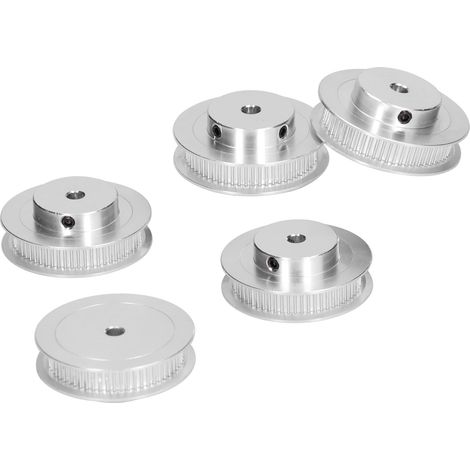 Ensemble de 5 poulies mécaniques, facile à assembler, transmission précise, accessoires pour fraiseuses et imprimantes. (1/5)