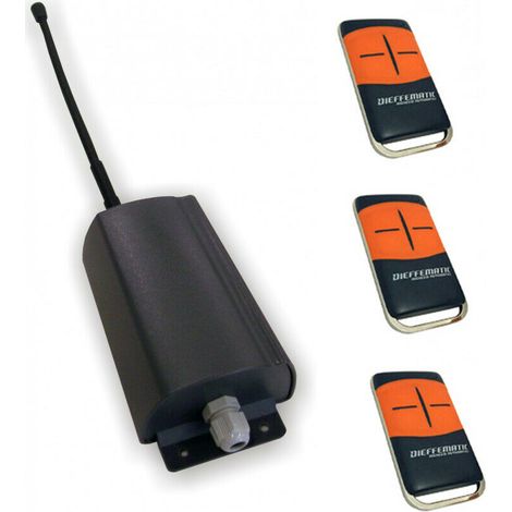 Kit Centrale Ricevitore + 3 Radiocomando Radiocomandi Per Comando Luci Luce 230v