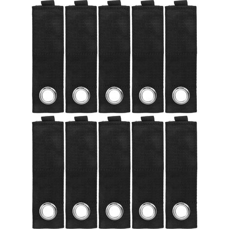 Lot de 10 sangles de rangement auto-agrippantes pour rallonges électriques, organisateur et enrouleur L (1/5)