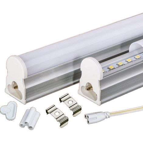 T5 Neon Tube Led 14 Watt 120 Cm 1200 Lmn Pour Intérieur Lumière Blanche Plafonnier (1/2)