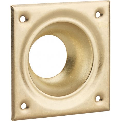 Borchia per cilindro tondo, Ø23mm, concavo, ottone - THIRARD
