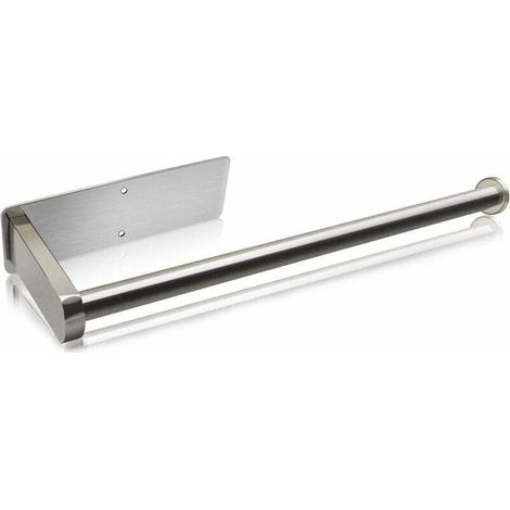 Support Dévidoir Sopalin Acier Inoxydable Pas de Perçage Porte Essuie Tout Auto-adhésif Devidoir Support Tout Mural, Derouleur Sopalin Tout Porte-rouleau de Cuisine pour Armoire (1/5)