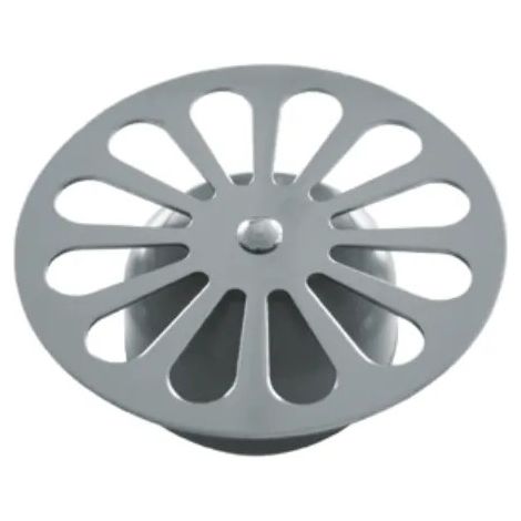 Valentin – Grille à cloche siphon sol 107mm – Inox amovible – Écoulement fluide – Installation facile – Pour chantiers humides