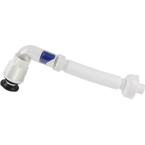 Kit de Vidange Flexible Extensible Anti-Odeur pour Évier et Lavabo, Tube en S Universel avec Raccord, Conduit de Purge Réglable (1/5)