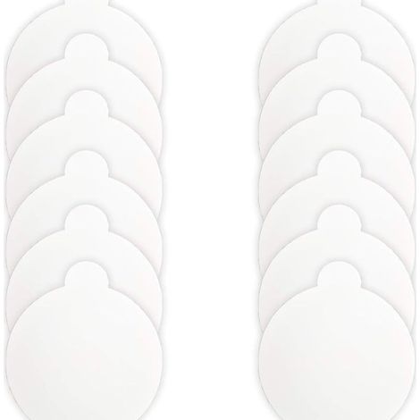 Alnicov 10 x flea trap stickers fly traps sticky round dome flea trap refill for home, bedroom, pet house (1/5)