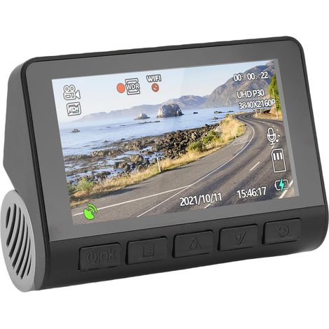 Qualité Vidéo 4K, Capteur G, Came de Tableau de Bord WiFi 5 GHz, Carte de 512 Go, Enregistreur de Conduite par Carte pour Parking 24h, Enregistrement en Boucle, Capteur IMX415, (1/5)