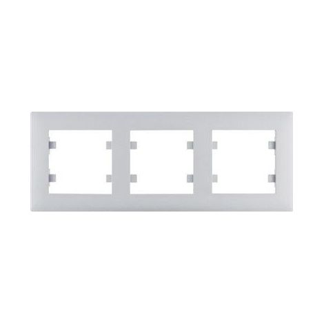 Lumina intensiv Silberner horizontaler Rahmen 3 Elemente WL5732