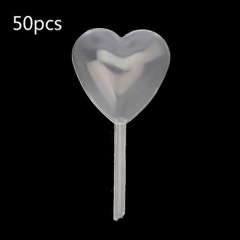 50 Stück 4 ml Kunststoffpipetten, herzförmige Pipetten, Einweg-Augentropfen-Set