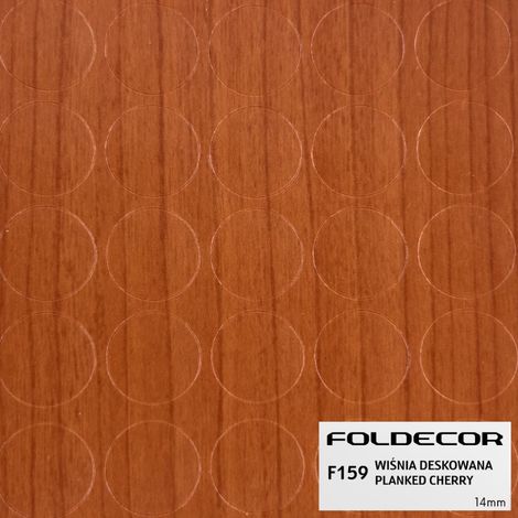 Tapón autoadhesivo de 14 mm, madera de cerezo laminada (lámina de 25 piezas) (1/5)
