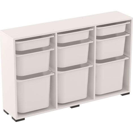 Armario de almacenamiento multiusos Cabinet Blanco (1/5)