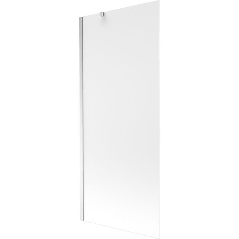 Mexen Next paratia doccia 1-anta 80 x 150 cm, brina, cromo - 895-080-000-00-30-01 (1/5)