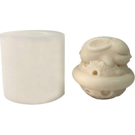3D-Ostermond-Hasen-Silikonform für Kerzen, Seife, Ton und Harz – DIY-Fondant (1/5)