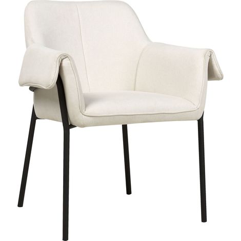 Armchair ARLA Fabric Light Beige