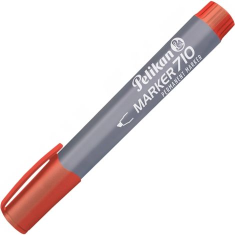 Marcador permanente Pelikan 710 rojo biselado (1/4)