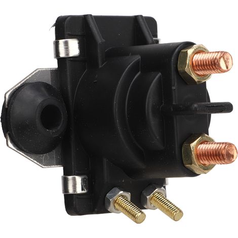 Relais électromagnétique 12V 4 bornes 89 818997A1 métal robuste pour moteur marin 20‑90HP (1/5)