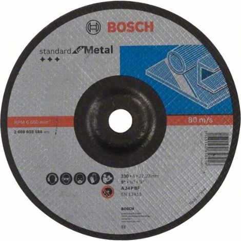 Disque abrasif Standard pour métal Ø230 mm - BOSCH (1/2)