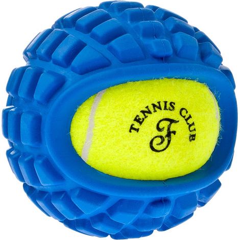 palla tennis cross taglia M 7,5 cm: Gioco per cani a forma di palla da tennis cross linea Tennis club