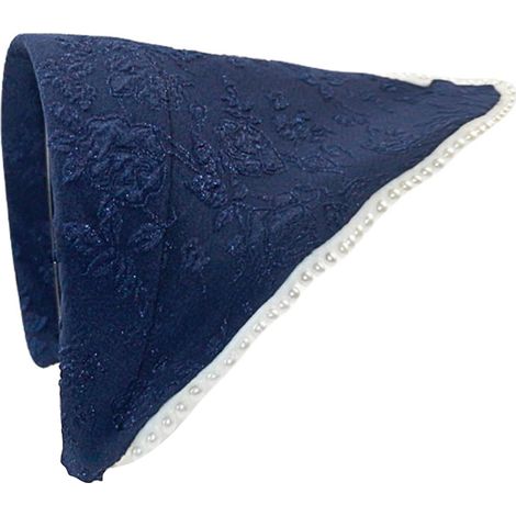 Bandeau large élégant avec fausses perles - Taille réglable - Accessoire de mode pour femme - Accessoire de cheveux élégant et large (1/5)