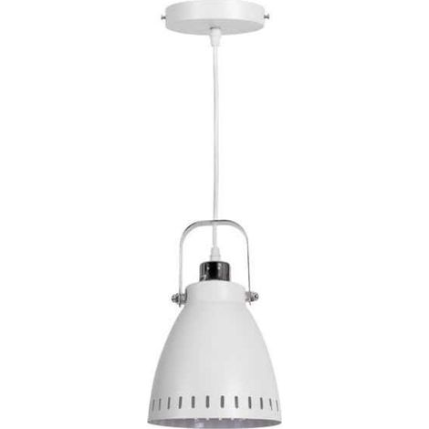 Colgante brooklyn 1xe27 al.reg.xd.17cm blanco