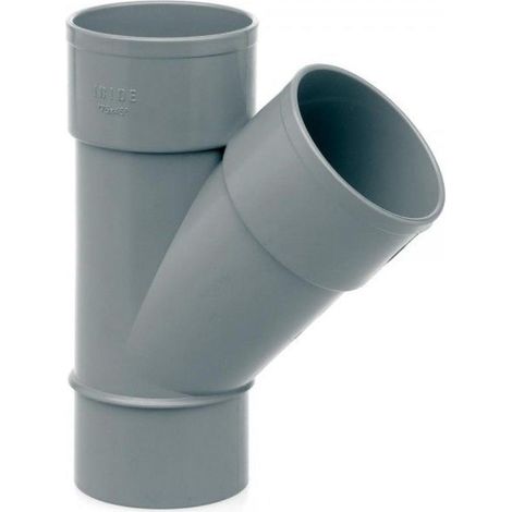 FPLUS te pvc de 110-45º m-h , Te pvc de 110-45º M-H-H en forma de Y