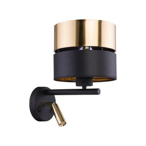 Tk-lighting Hilton 2579 Applique Murale Dorato Nero 34 cm