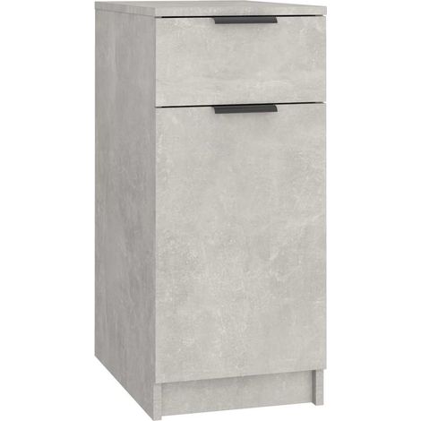 Armadietto da Scrivania Grigio Cemento 33,5x50x75 cm Legno DAS938430 (1/5)