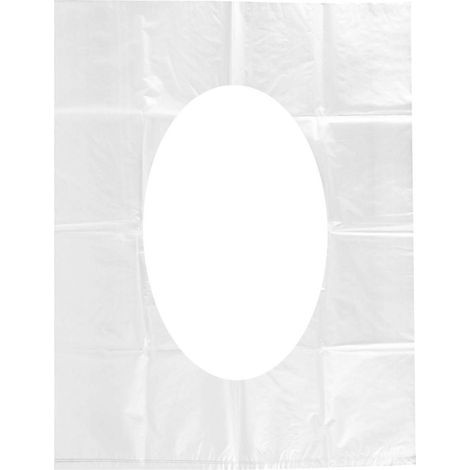 Lot de 10 tapis de toilette transparents et portables, imperméables, jetables, antidérapants, en plastique, pour hôtels (5 pièces i-48x40cm-Transparent (1/3)