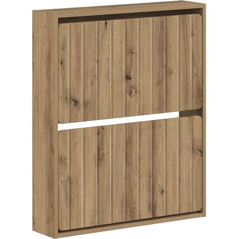 Wandmontierter Schuhschrank ZWOLLE 71 x 17 x 86 cm vidaXL (1/5)