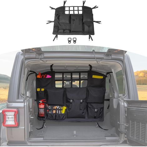 Borsa organizer per bagagliaio con tasche multiple per Jeep Wrangler JK JK JL JL JLU