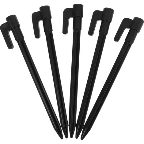 5-Piece Set of Plastic Ground Stakes for Beach Tents and Outdoor Awnings, Suitable for Camping and Other Outdoor Activities (1/5)
