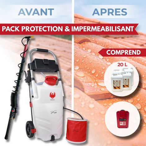 PRO SPRAYER EVO PHOENIX 1 BAT 5,10 OU 20L HYDRO'LEO + perche télescopique EVO 5.4 m 20 L