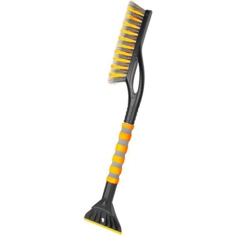 Brosse à Neige et grattoir à Glace pour Pare-Brise de Voiture,grattoir à Glace et brosses 2 en 1, Accessoires d'extérieur de Voiture d'hiver (1 pièce) (1/5)