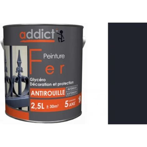 Pintura para hierro de 2.5 litros gris antracita - Addict