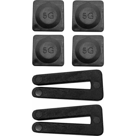 Filiyano – Kit d'équilibrage pour pales de ventilateur de plafond (lot x2) : 2 pinces d'équilibrage et 4 poids. (1/4)