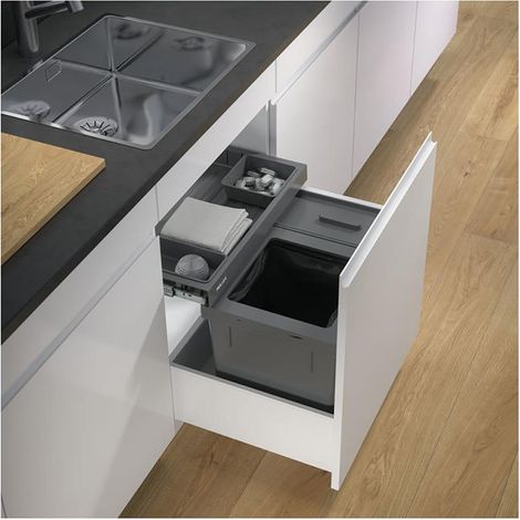 Naber X-LINE 600/M7 mit Premium Schublade, Abfallsammler für vorhandene Auszüge, anthrazit (1/2)