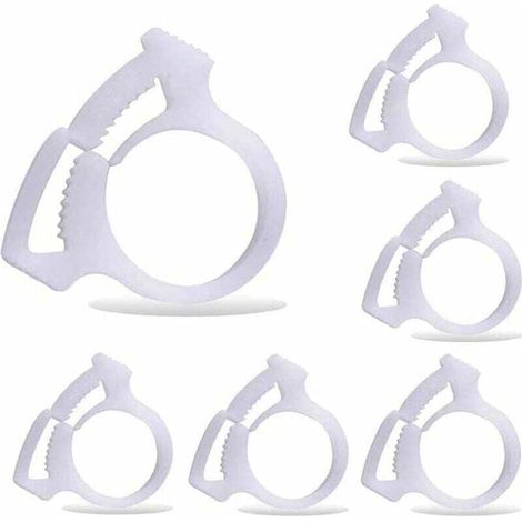 6 pièces B15 pinces de fixation du tuyau de balayage de piscine, convient pour le nettoyeur de piscine Polaris 180 280 360 380 480 (1/4)