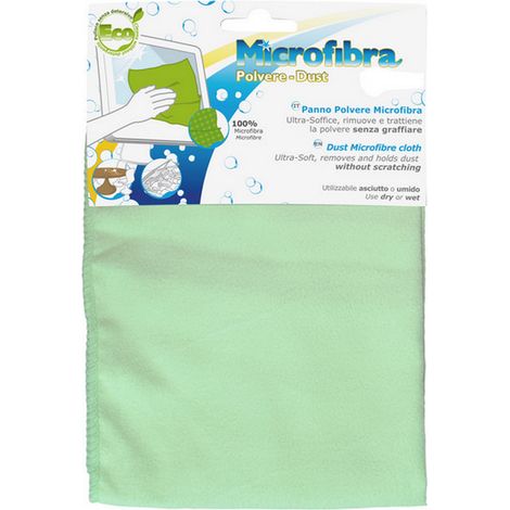 12PZ PANNO PER POLVERE IN MICROFIBRA cm. 30x40
