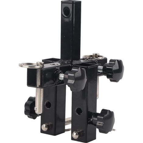 Panier arrière aluminium multifonction - Support de montage arrière réversible pour cadre de transfert de scooter de mobilité (1/5)