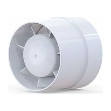Aiperq – Extracteur d'air silencieux 19W – Débit d'air 130 m³/h – Faible bruit 34 dB – Diamètre conduit 125 mm – Plastique ABS résistant UV - LFI-13S (1/5)